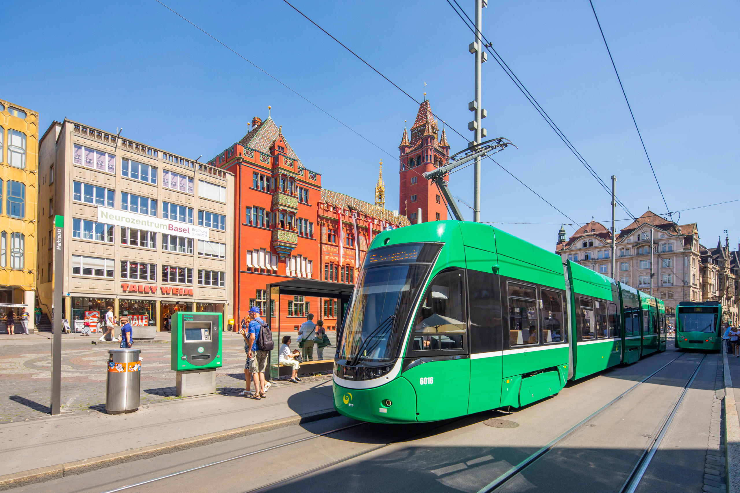 A tram in Basel