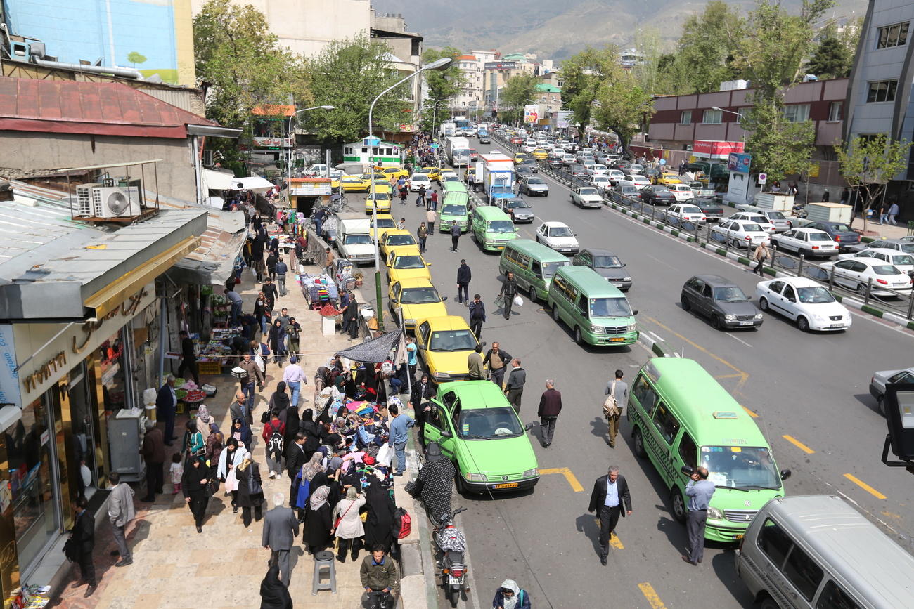 a Teheran street