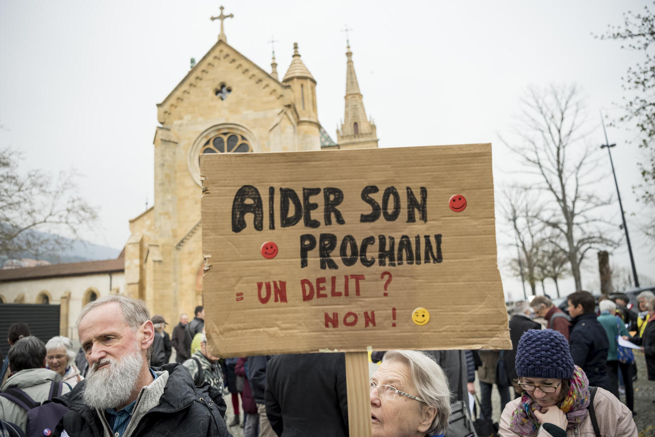 Pastor Norbert Valley who was fined by a Neuchâtel court for hosting a foreigner without a valid residence permit