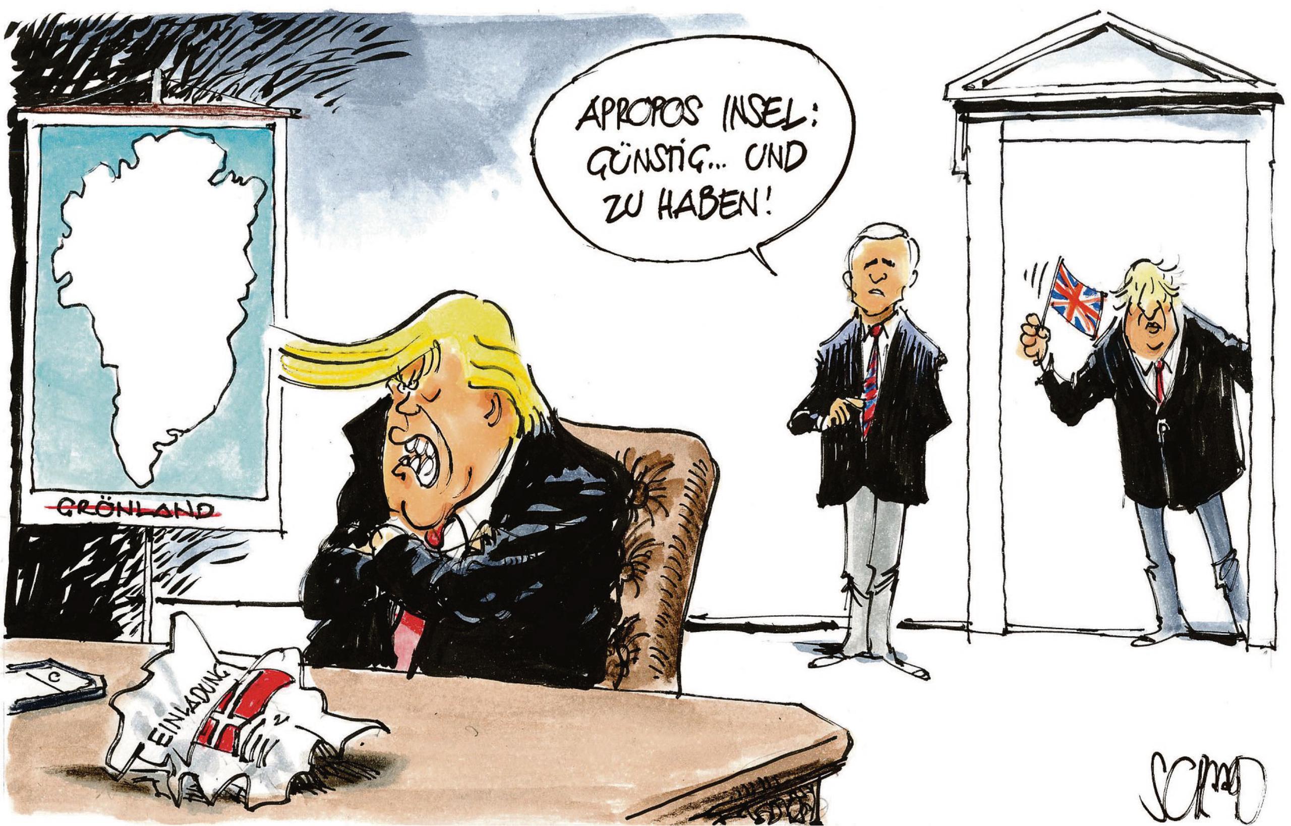 Trump, angry at his desk