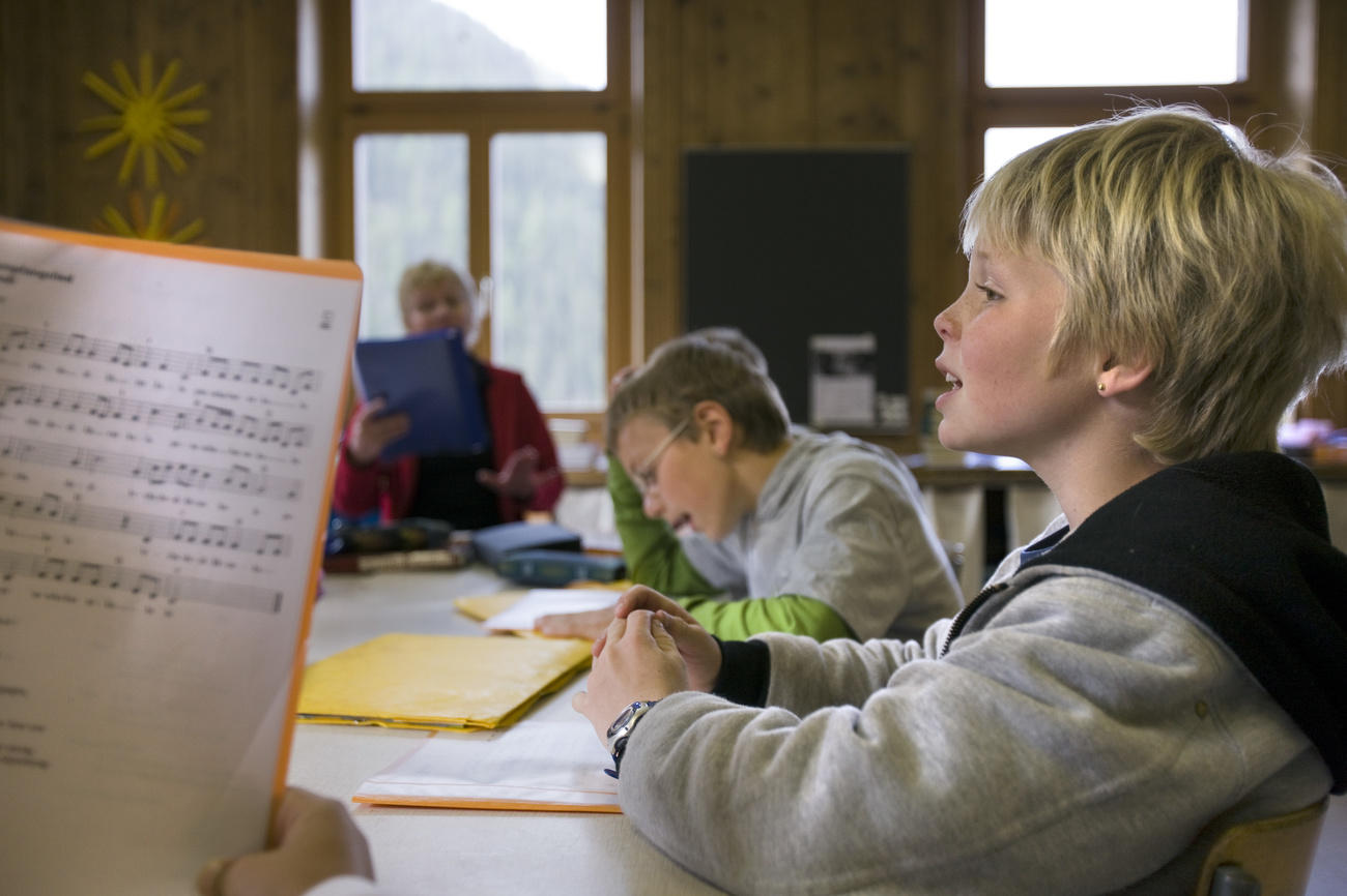 school singing