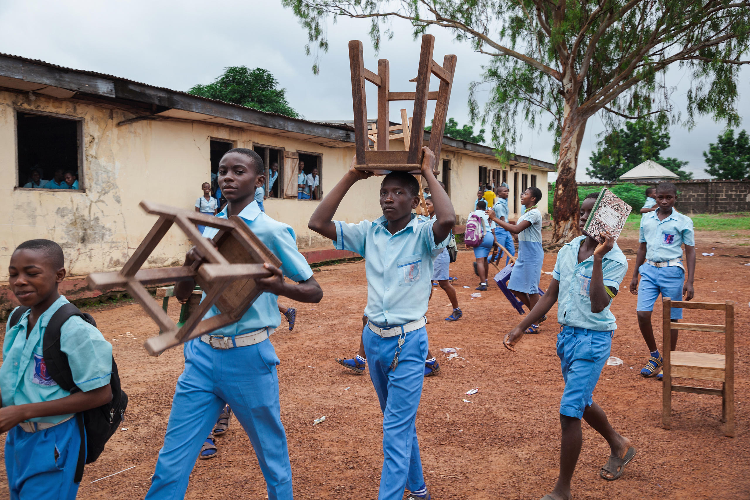 school chairs