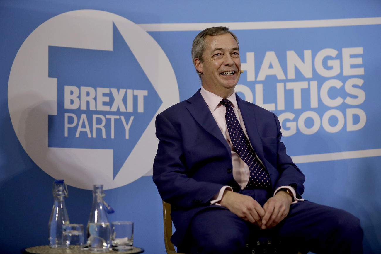 Nigel Farage of the Brexit party