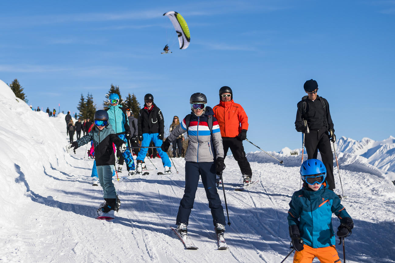 skiing in canton Valais