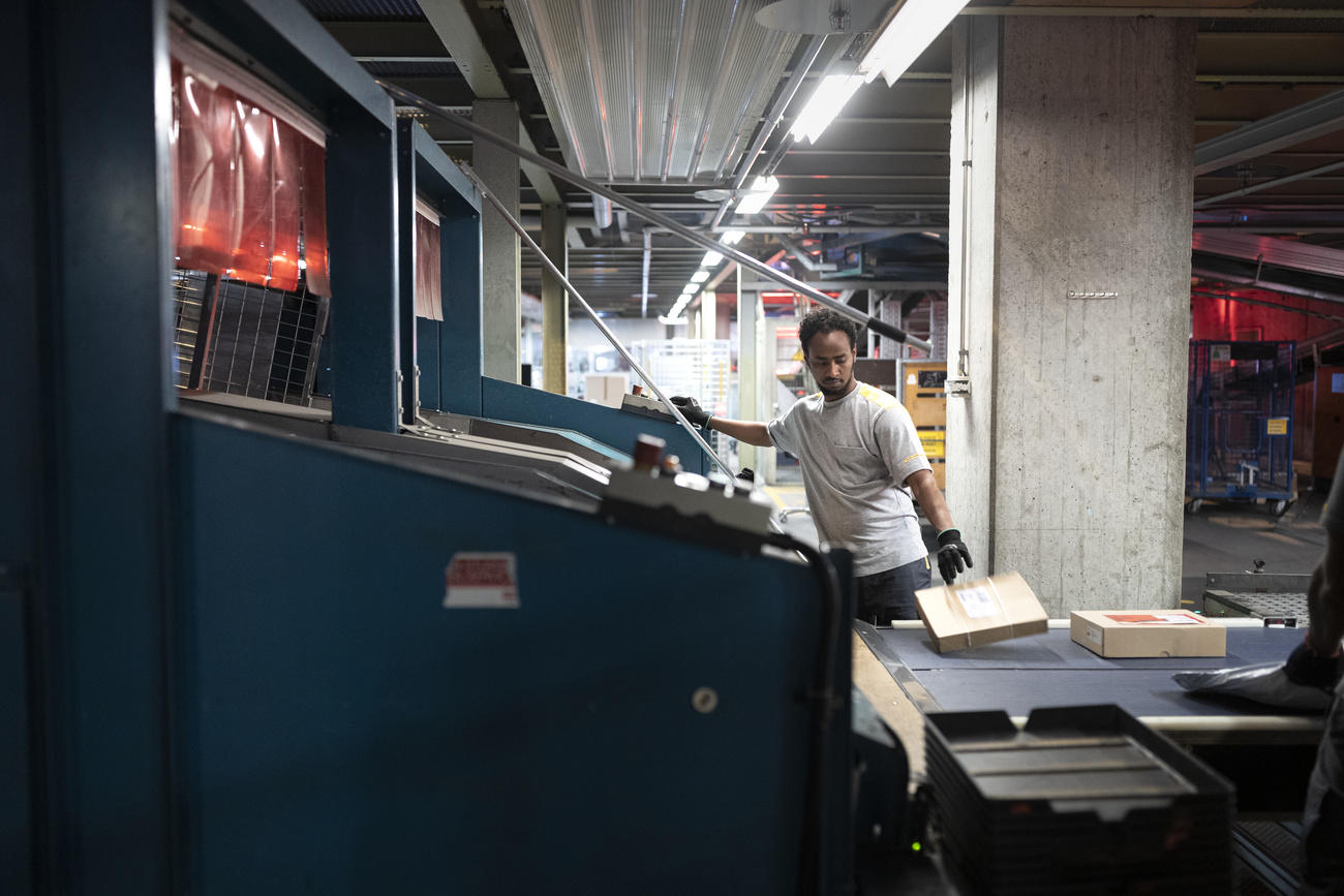 Eritrean refugee at work in Switzerland