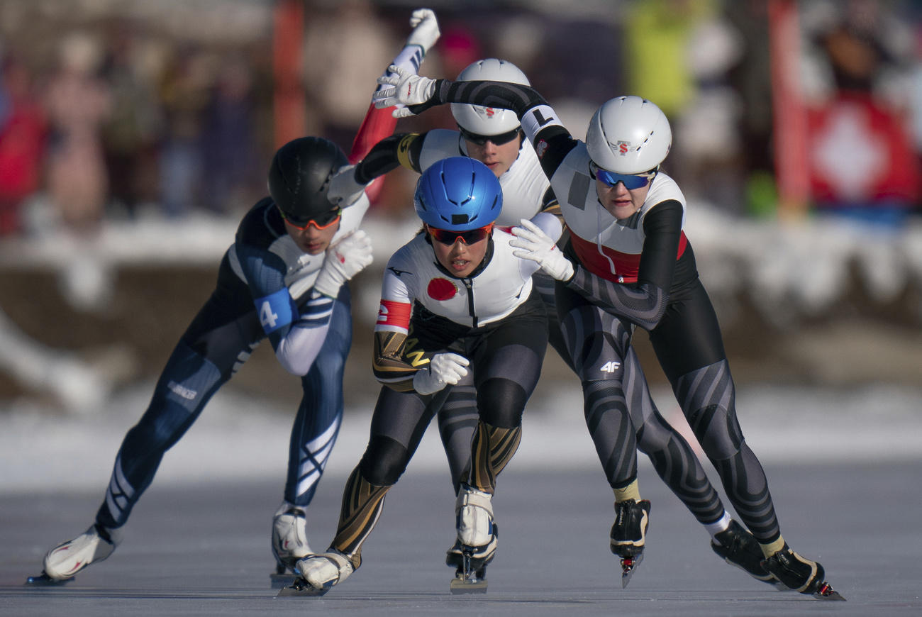 Speed Skating Mixed Team Sprint event