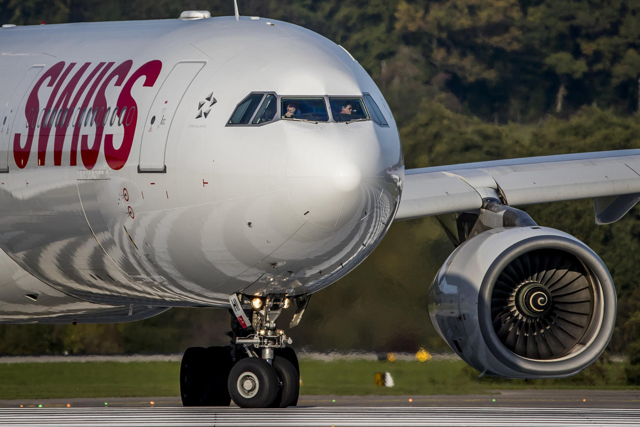 Un Airbus 330-300 della Swiss