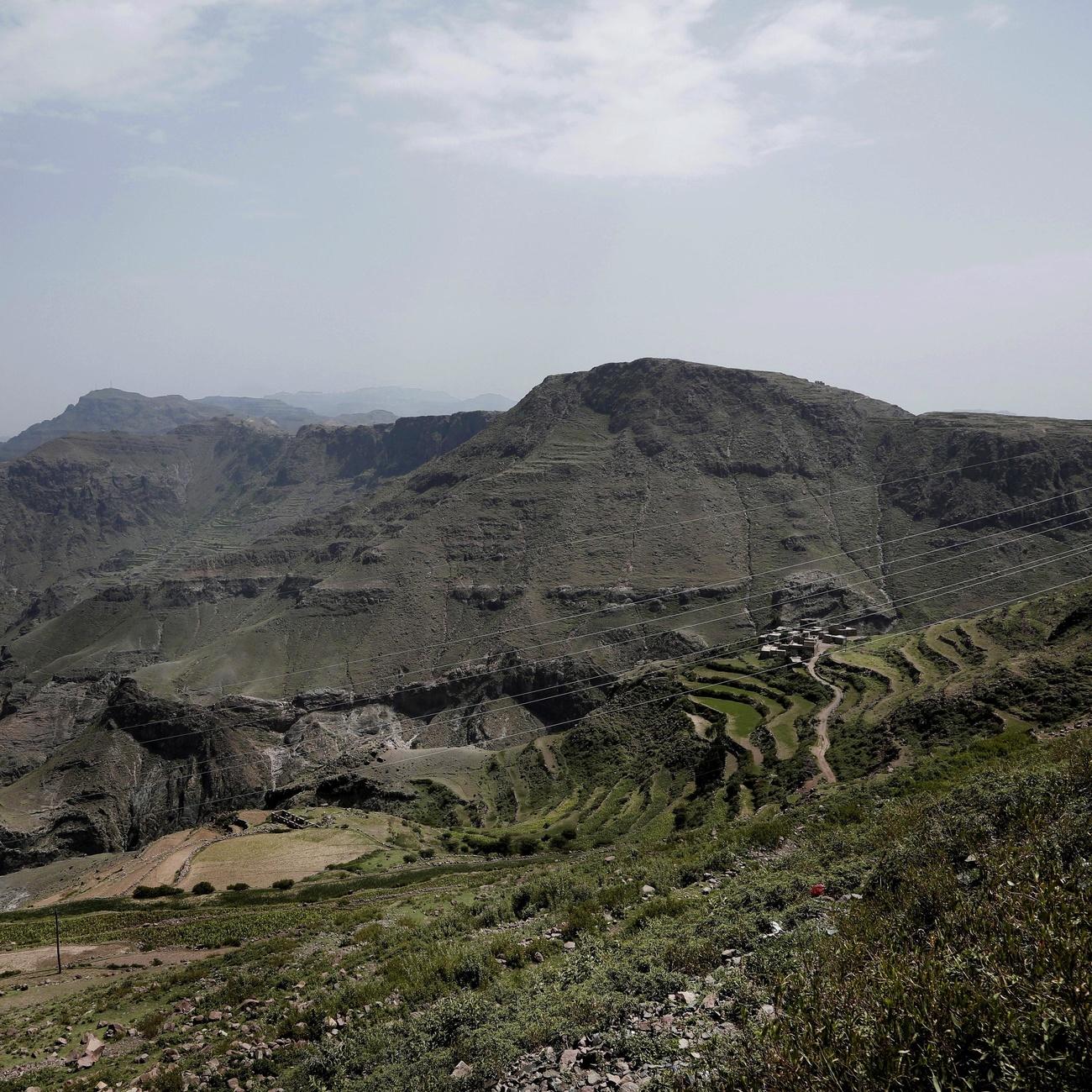 مرتفعات جبلية في اليمن