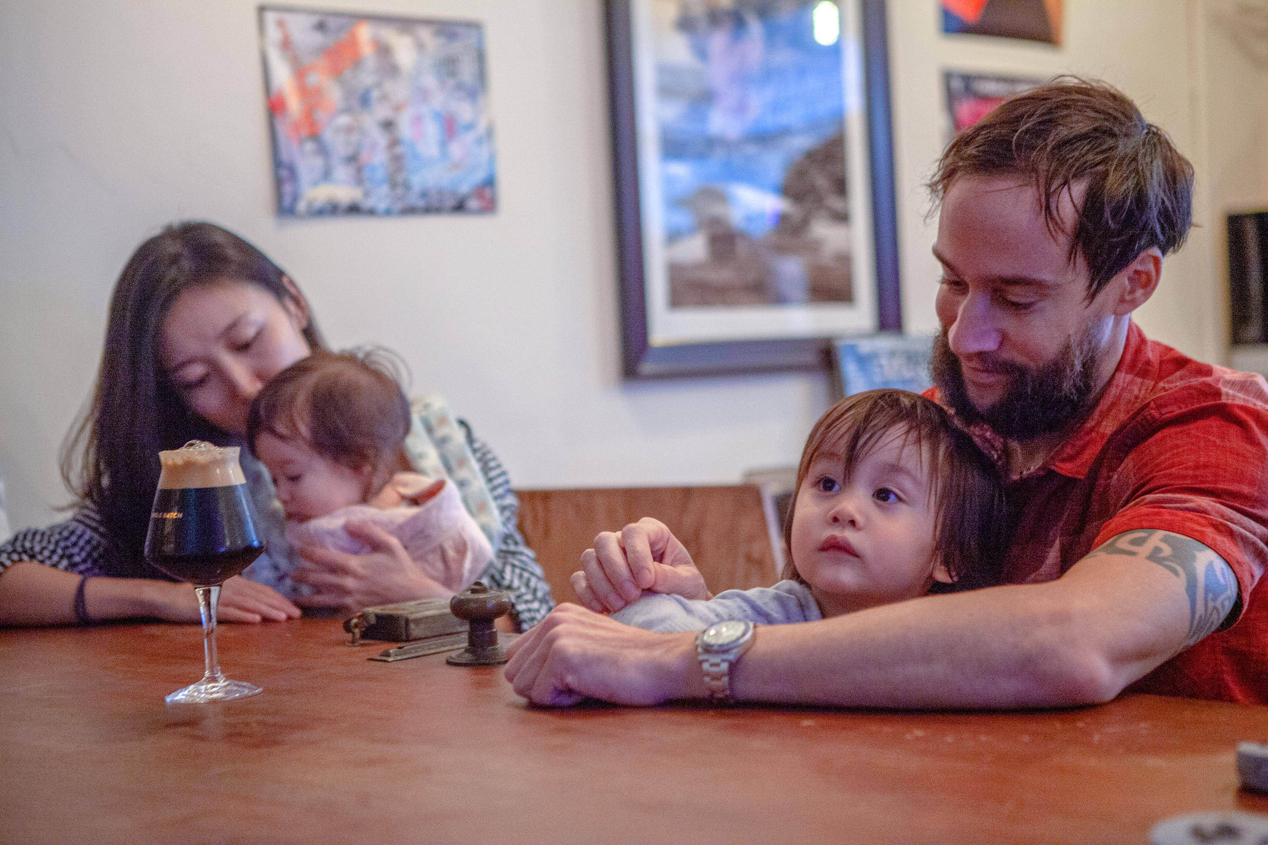 Emmanuel Mathias Geebelen and his family