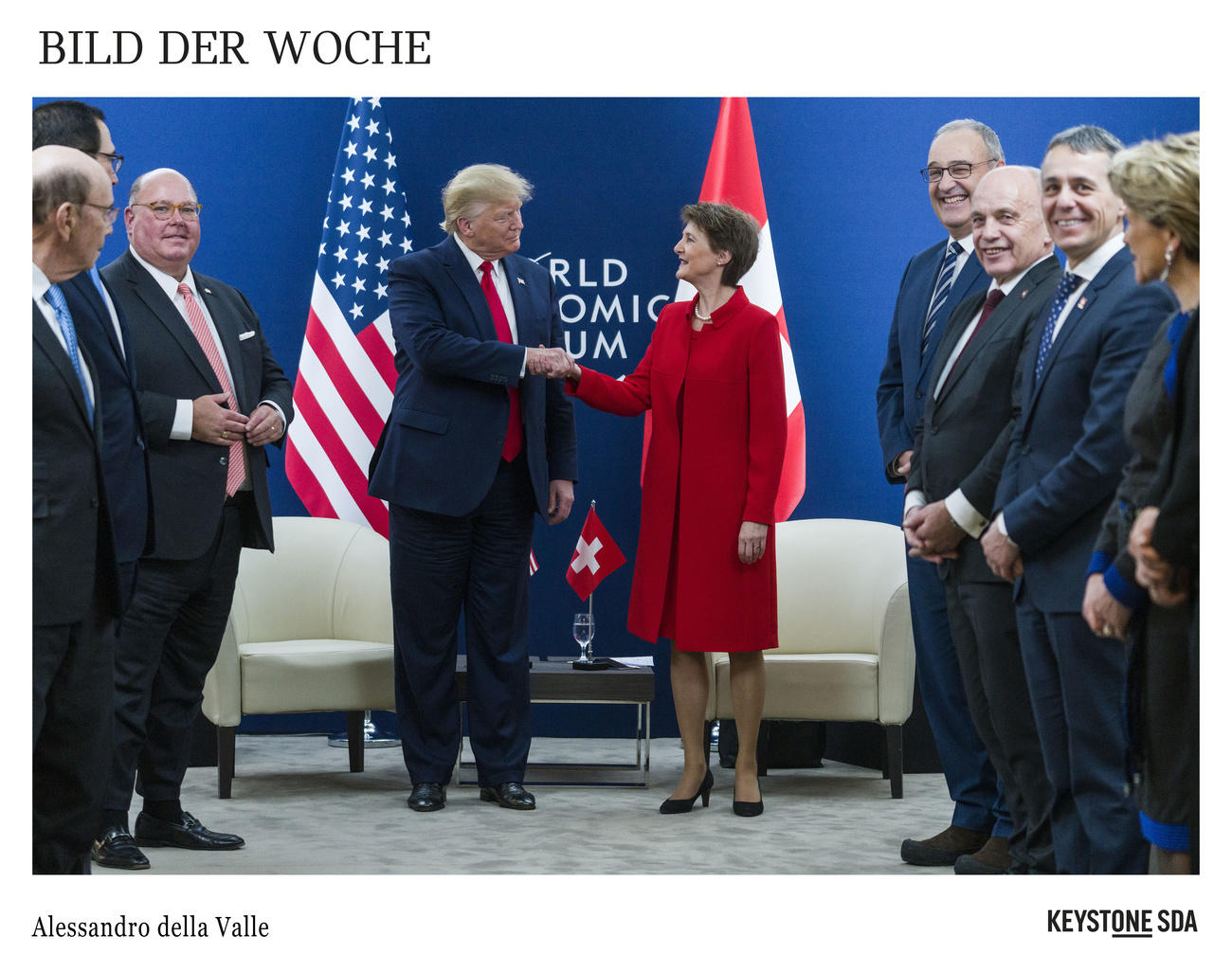 Swiss and US ministers meeting with Trump