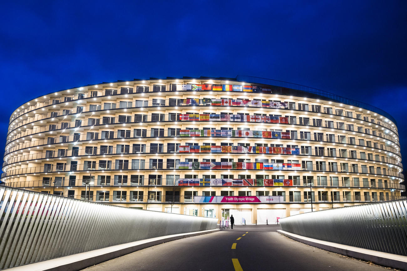 The Vortex building, the Olympic Village of the Lausanne 2020 Games