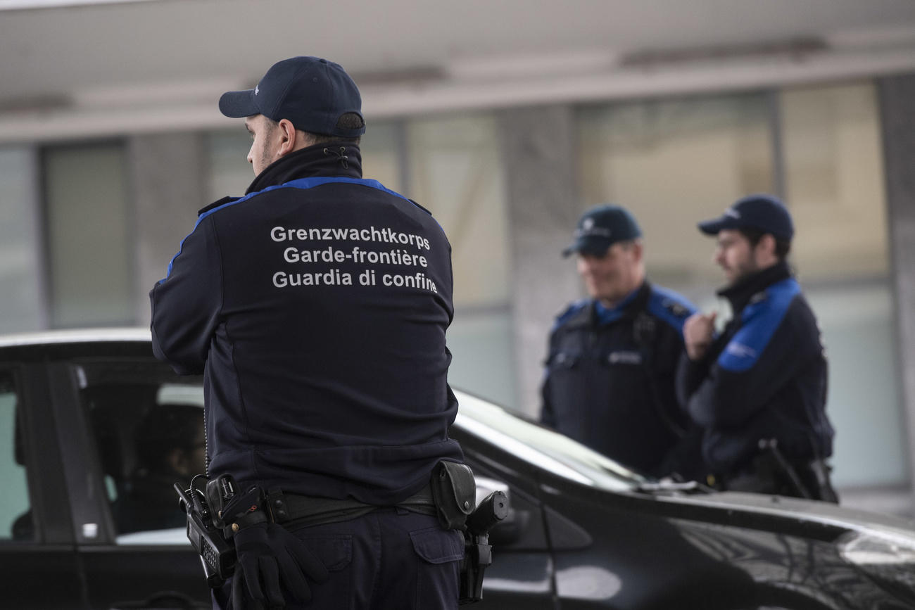 Border guards in Switzerland