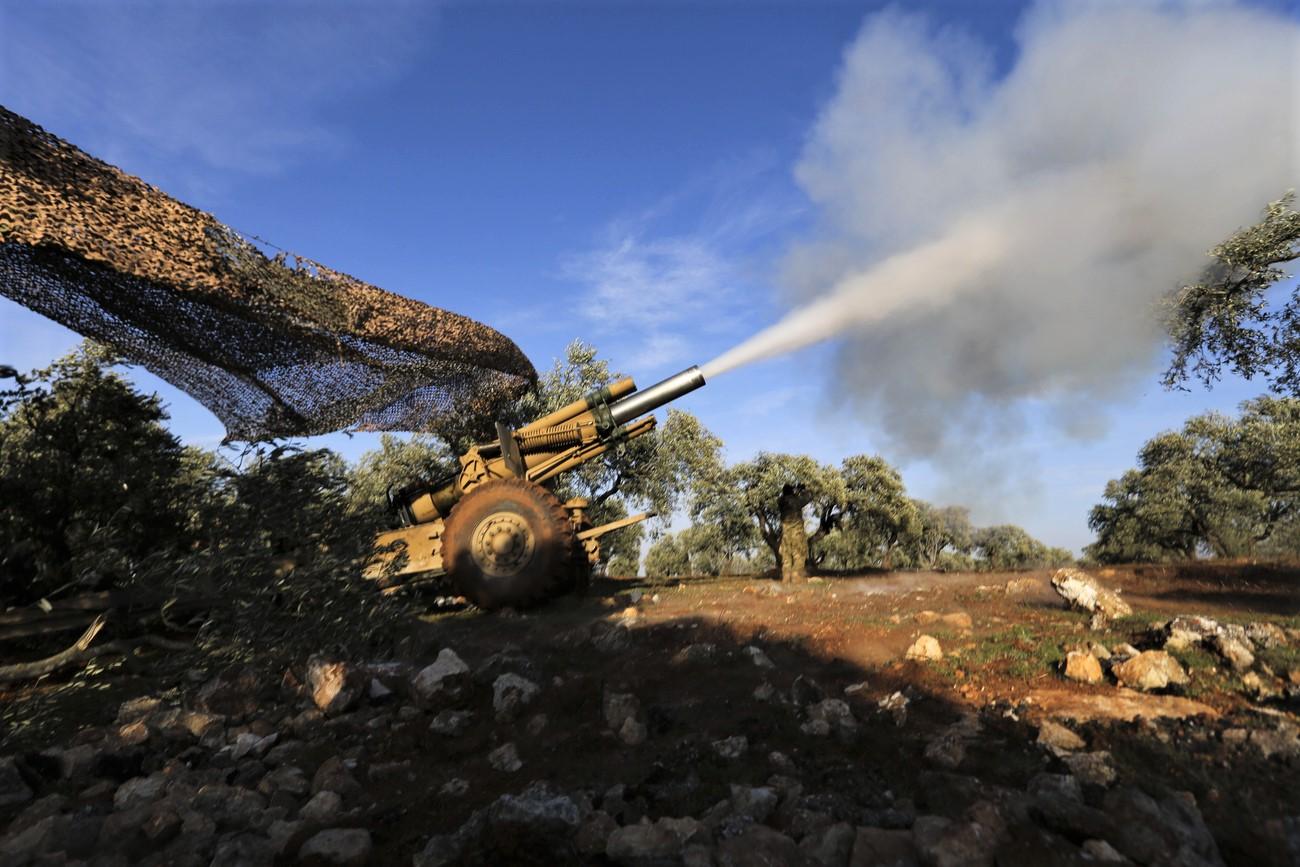 canon à Idlib