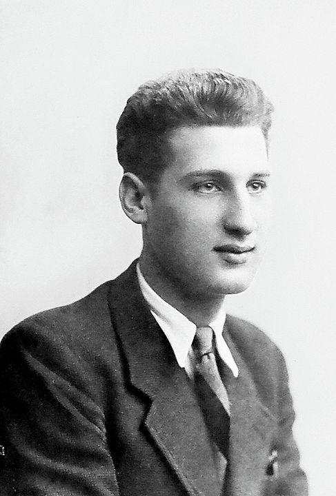 Un joven en una foto histórica