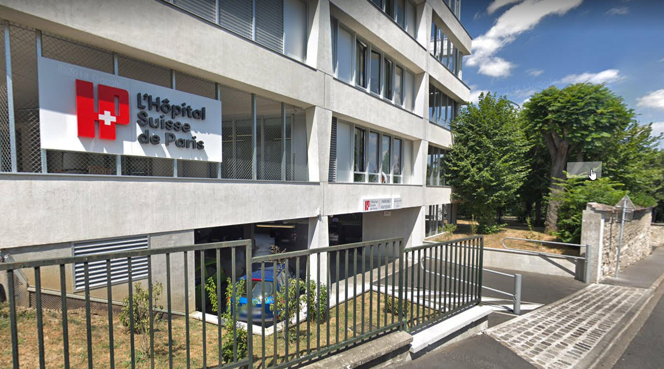 devanture hopital suisse de paris