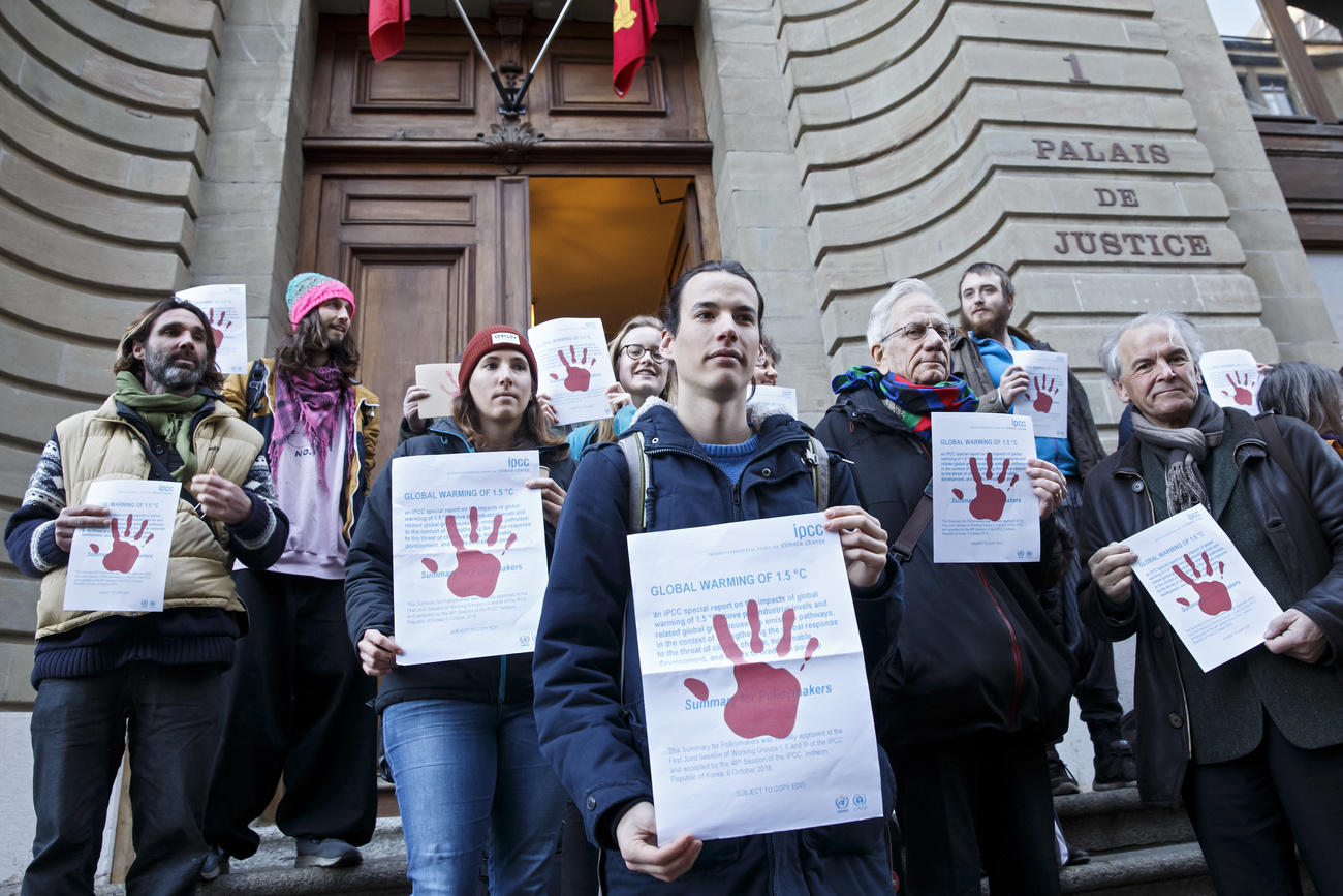 Breakfree activists in Geneva