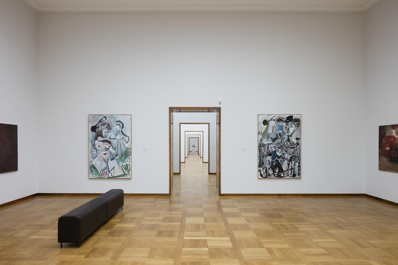 Une salle vide du Kunstmuseum de Bâle.