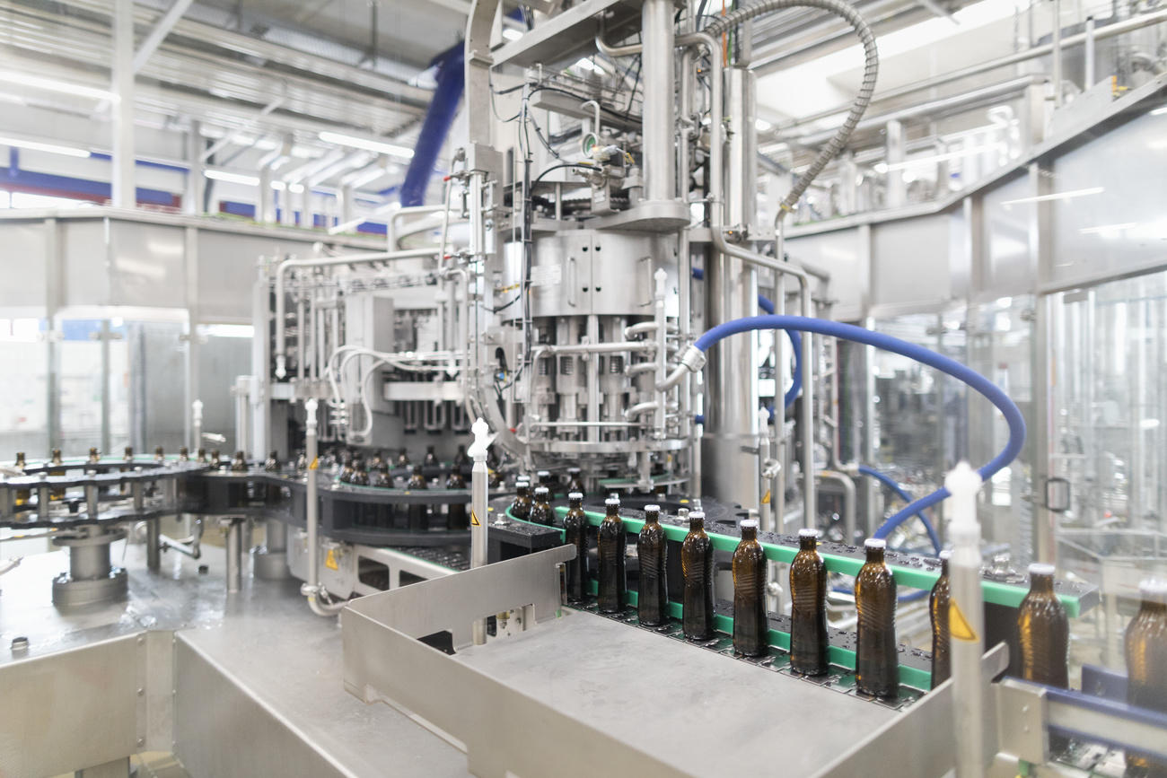 Bottling plant production line