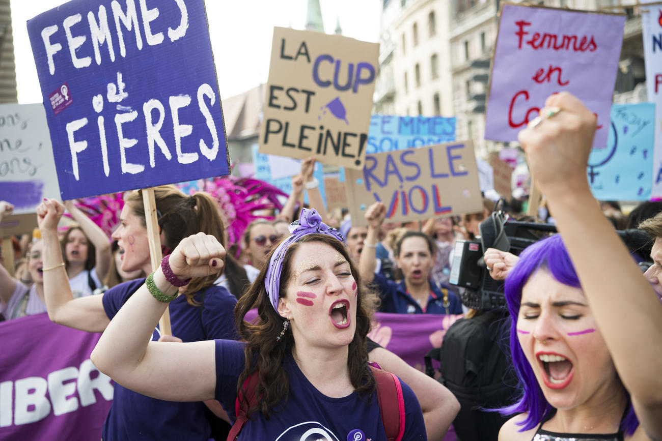women s strike in Lausanne