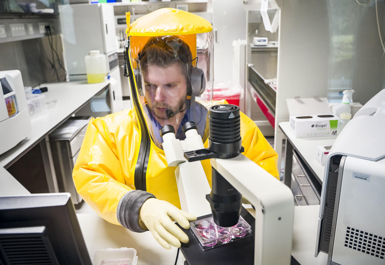 researcher in lab