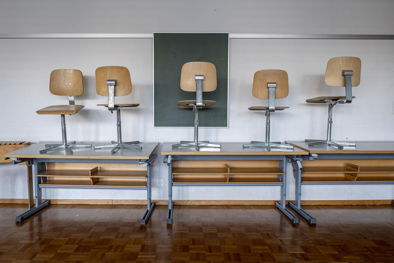 Empty classroom