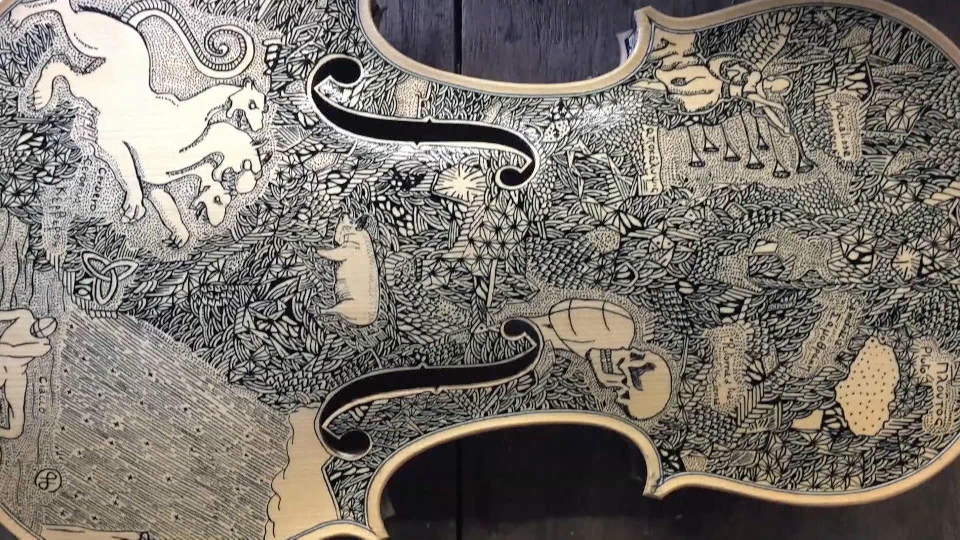 violino disegnato