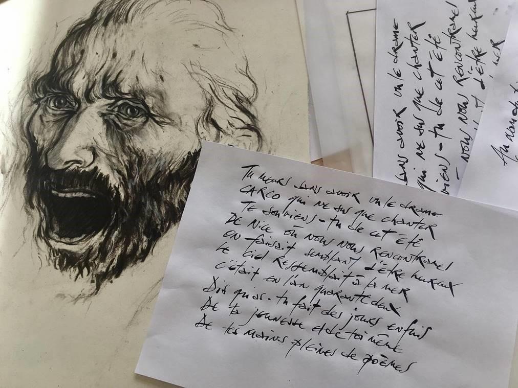 Un dessin et une lettre