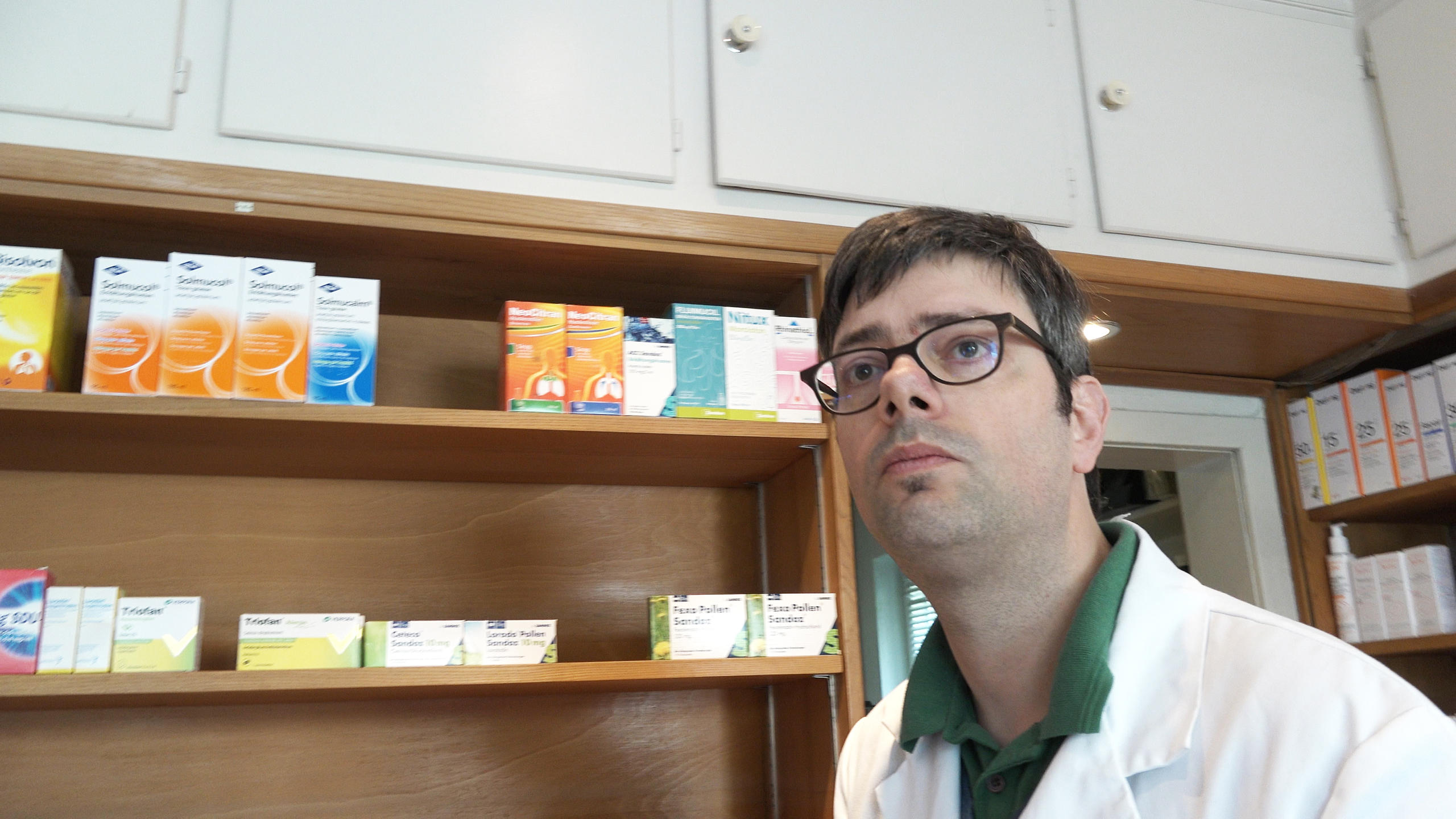 Pharmacist in his shop - Murifeld pharmacy