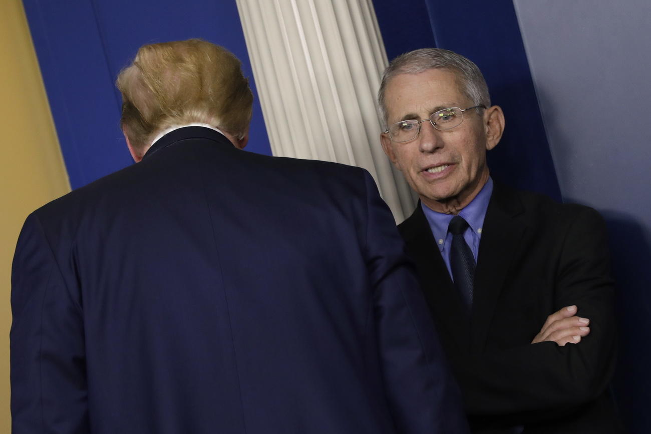 Anthony Fauci parla a Trump
