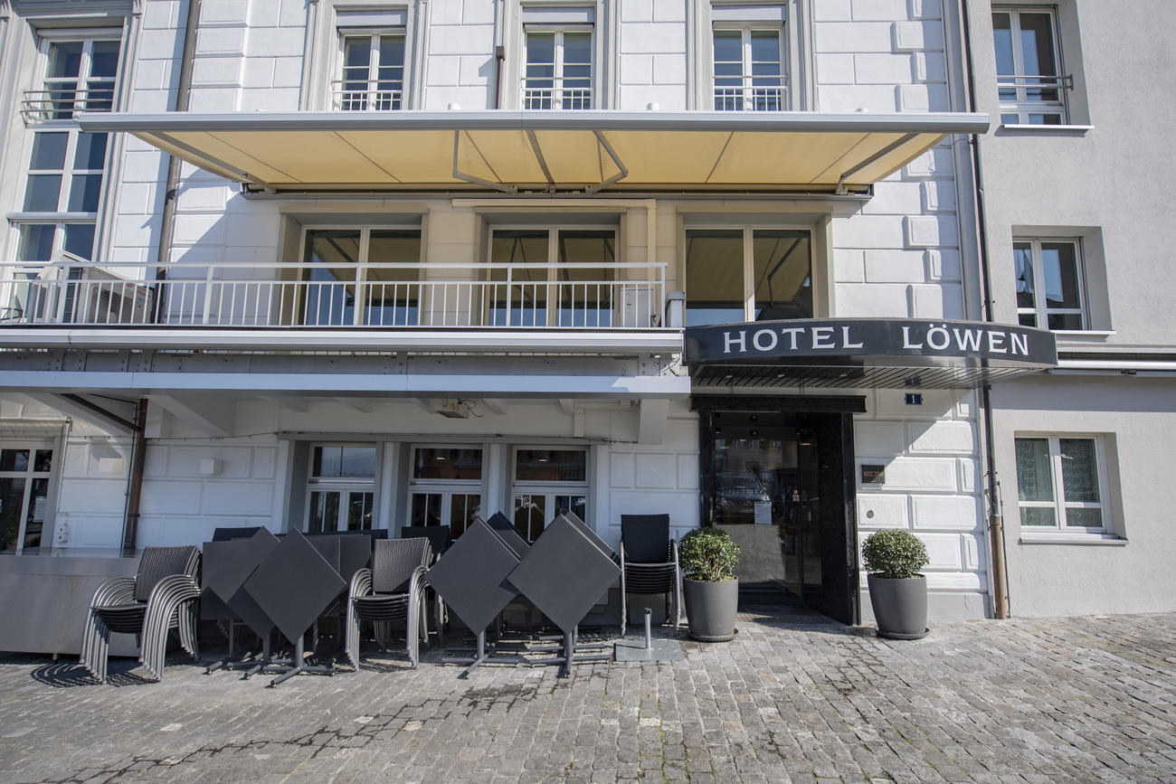 The Hotel Loewen in Zug in central Switzerland