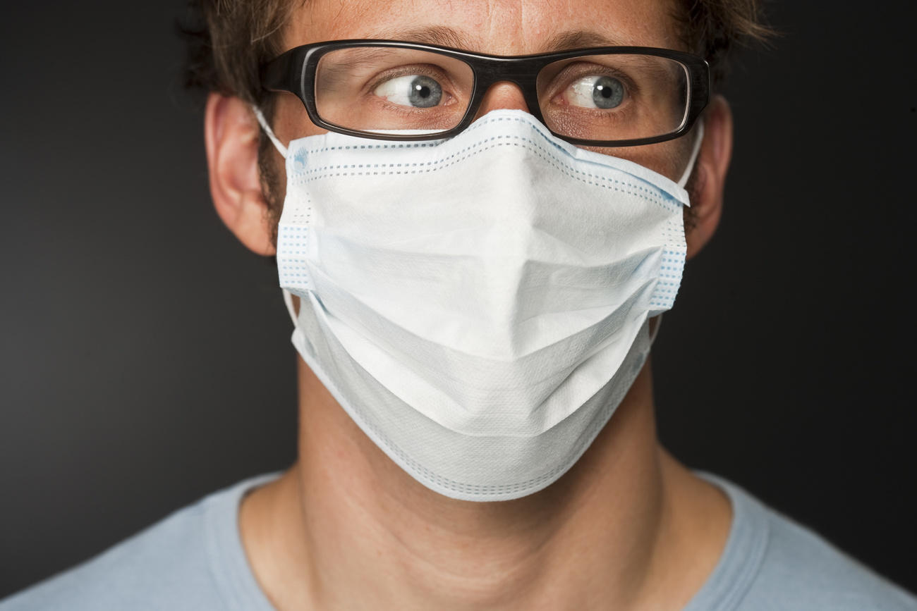 man with medical masks