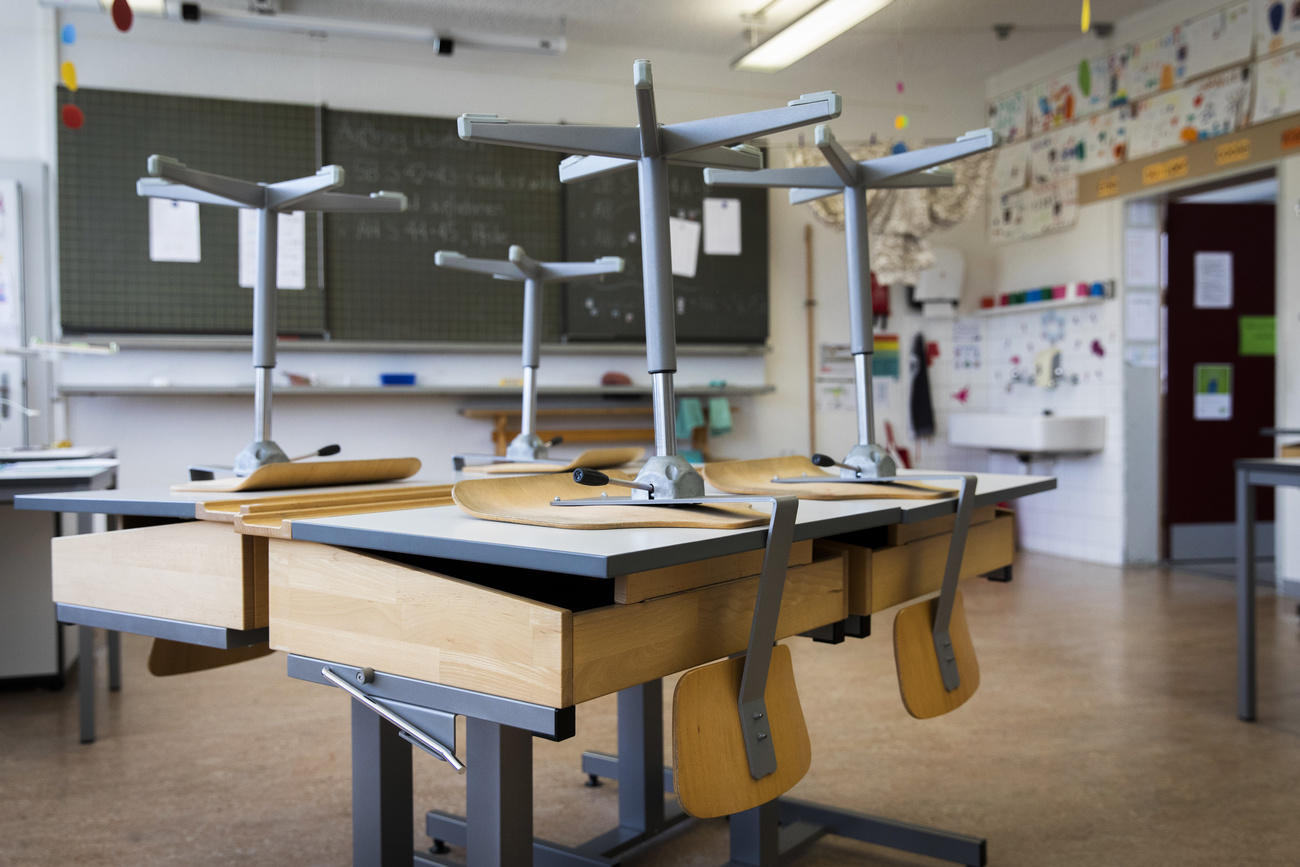 empty classroom