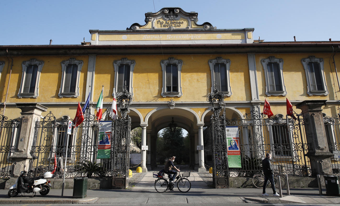 facciata del pio albergo trivulzio