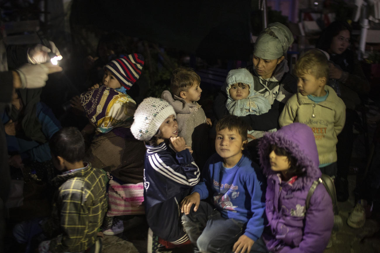 Child refugees in Greece