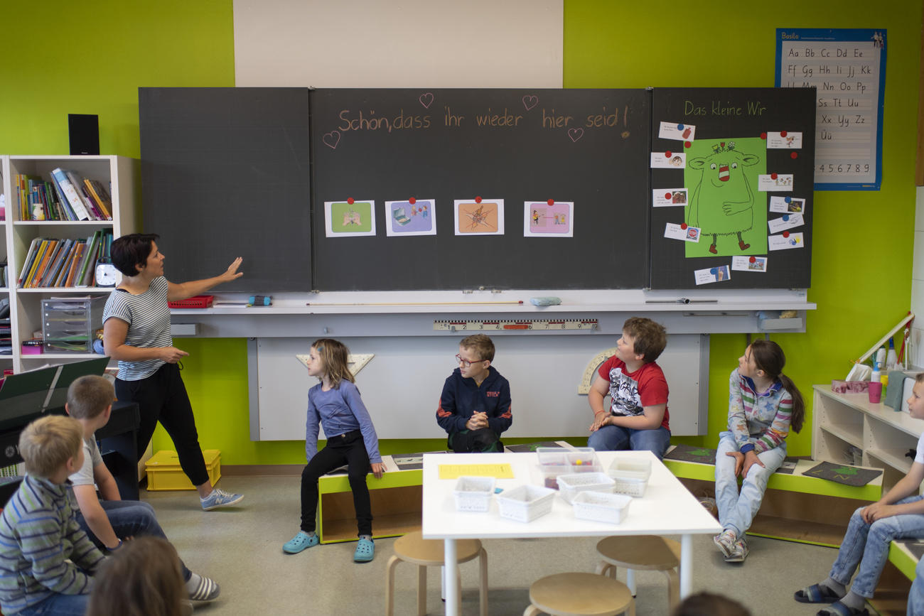 teacher and class