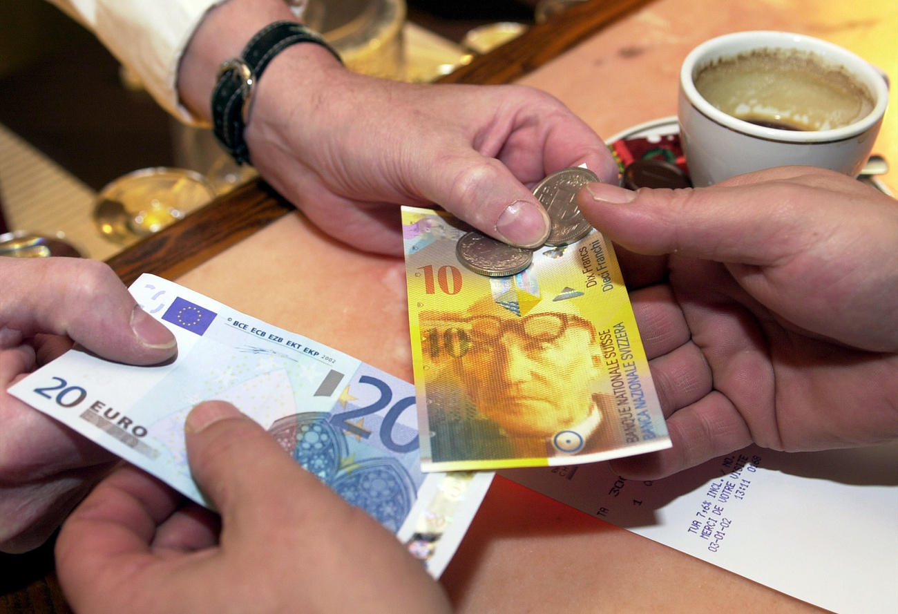Franc suisse - euro