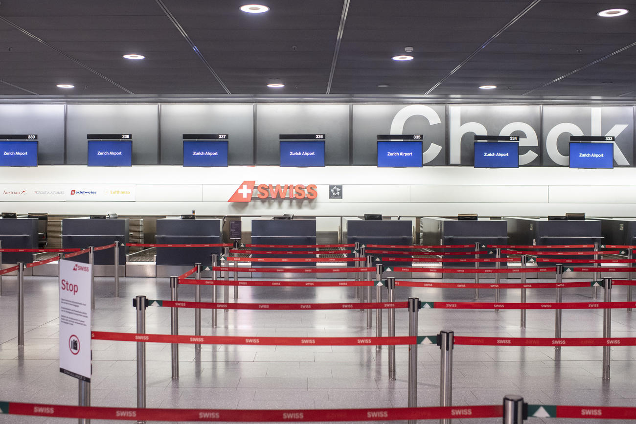 Empty ticket counters