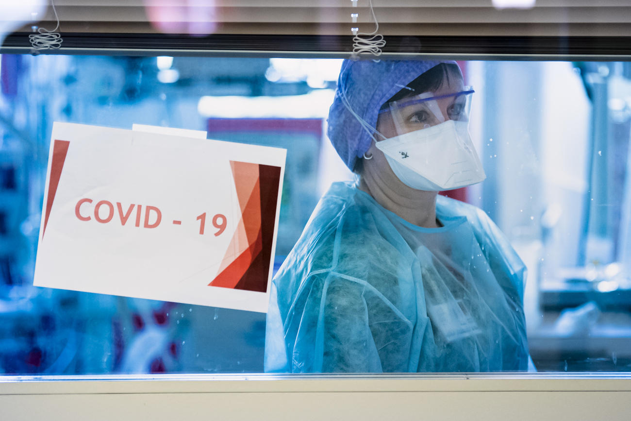 Pflegende in einer Covid-Abteilung im Spital