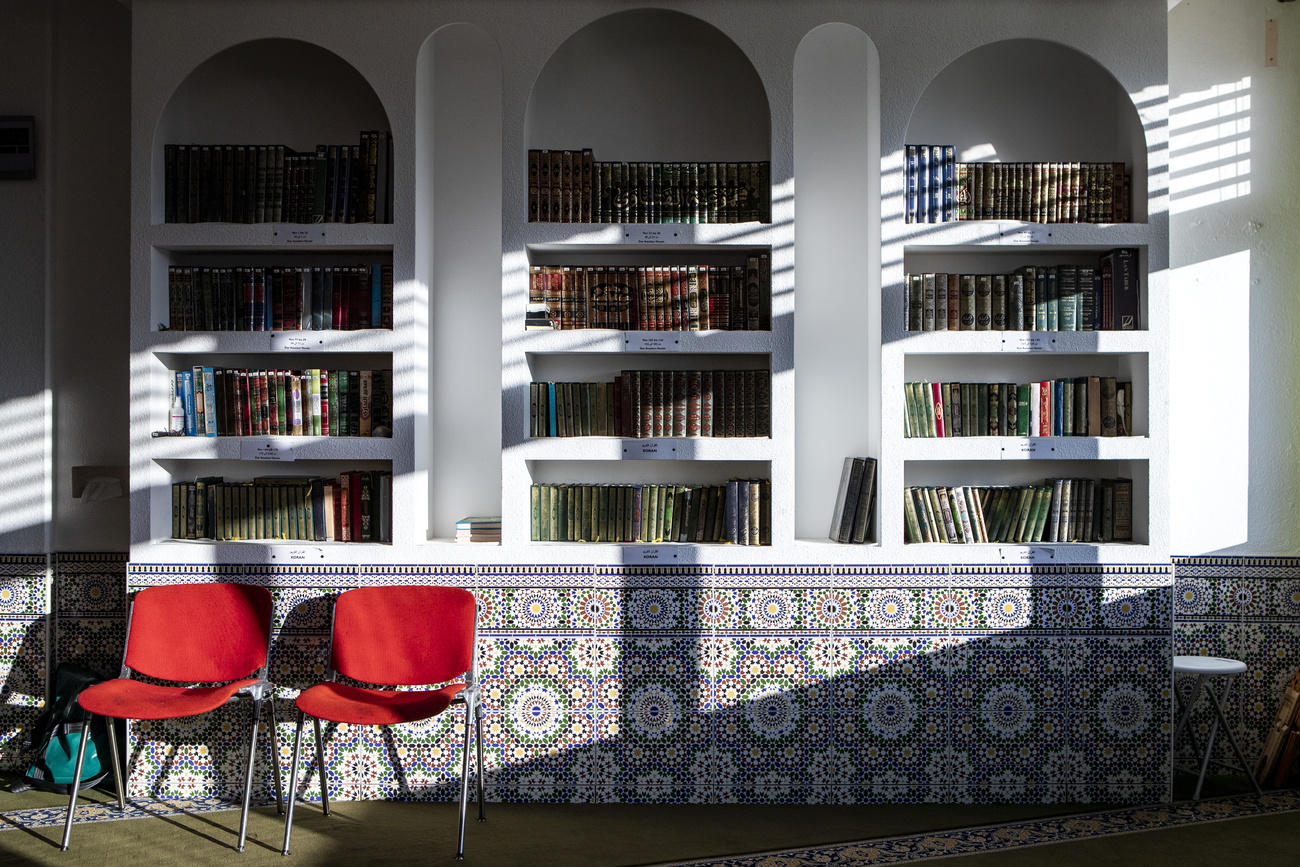 inside mosque in Kriens