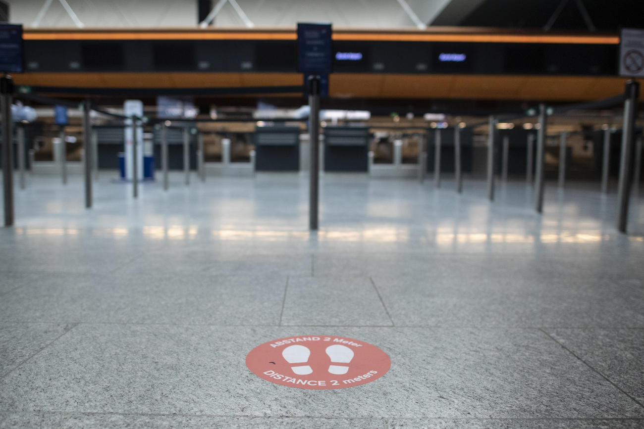 zona de facturación en un aeropuerto