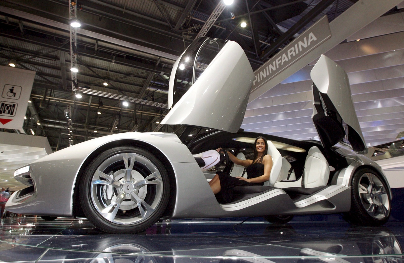 Una vettura di Pininfarina presentata nel lontano 2008 al Salone dell auto di Ginevra.