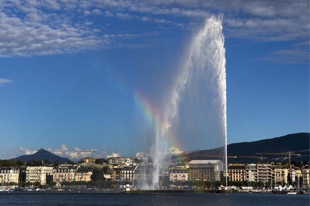 Jet d eau in Geneva