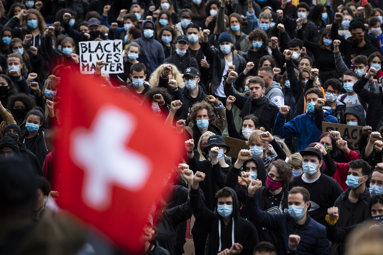 BLM Demo in Lausanne