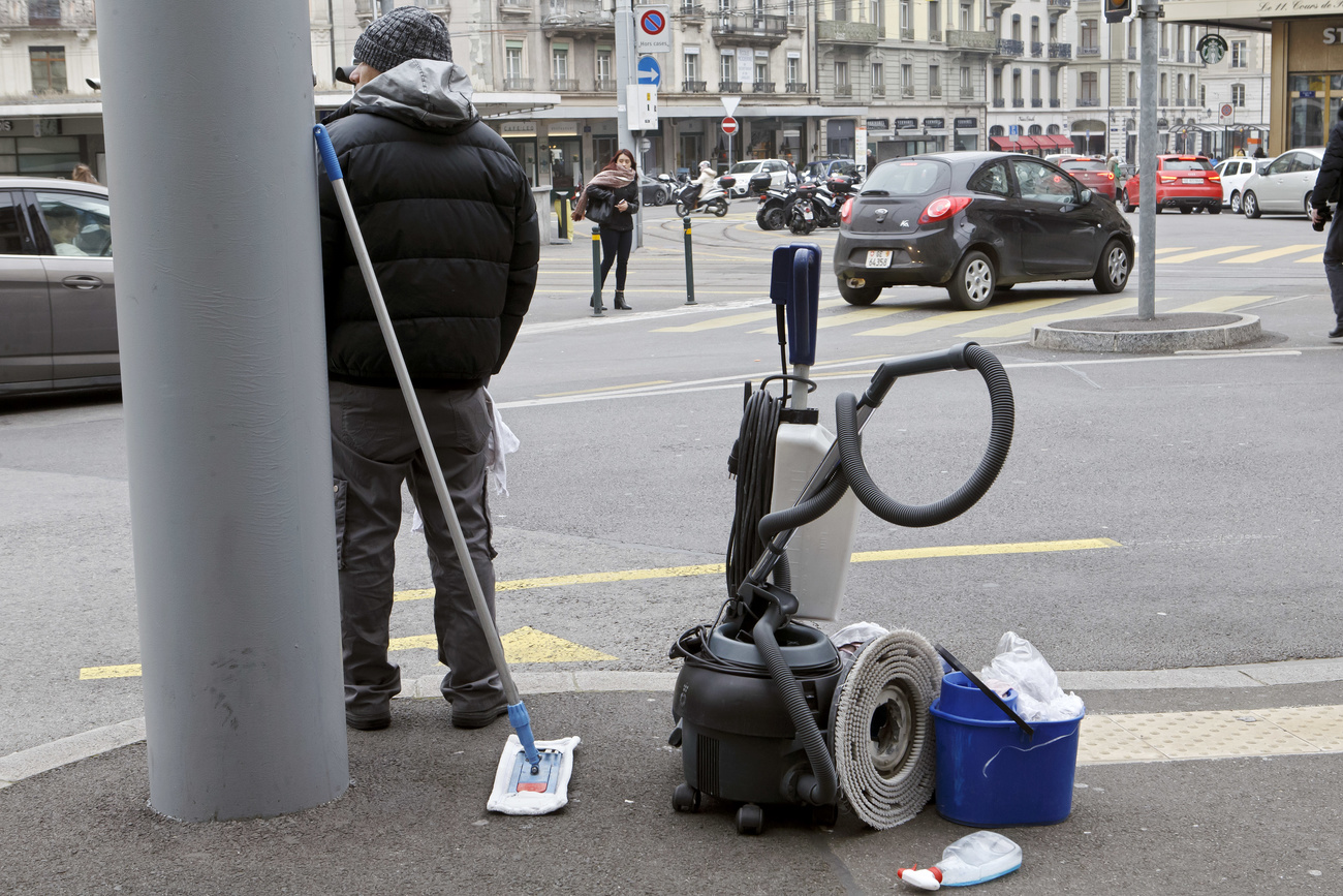 Cleaner on the steeet