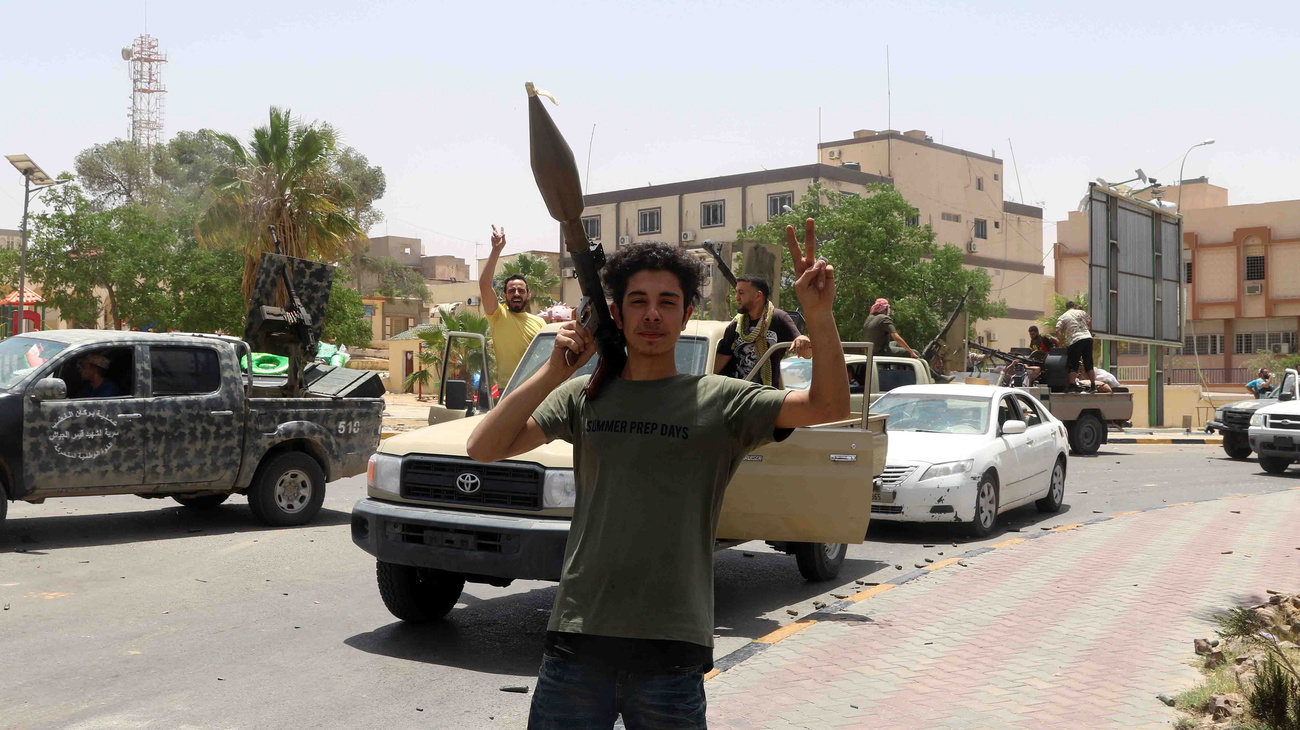 Combattants libyens