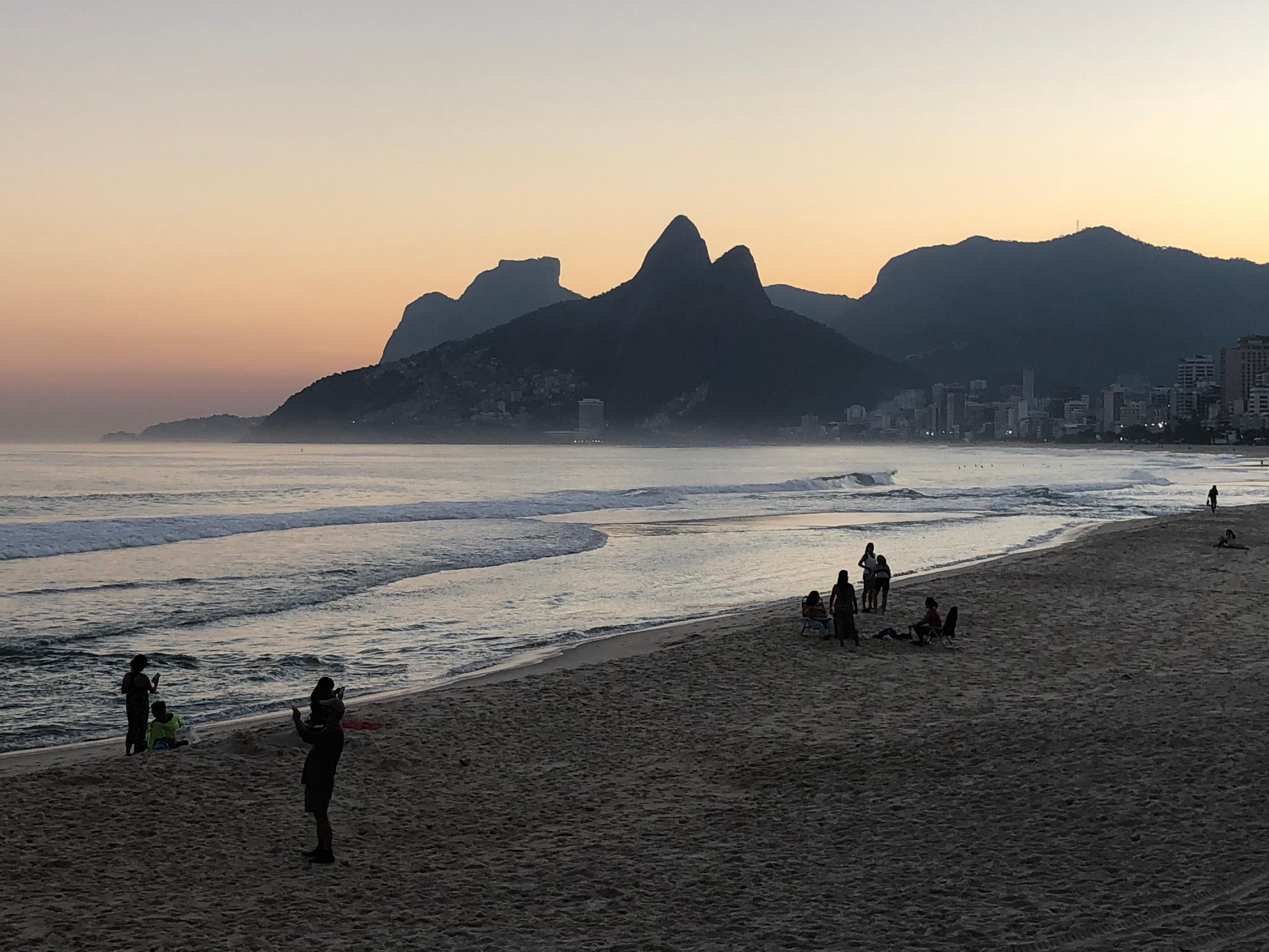 plage d Arpoador au Brésil