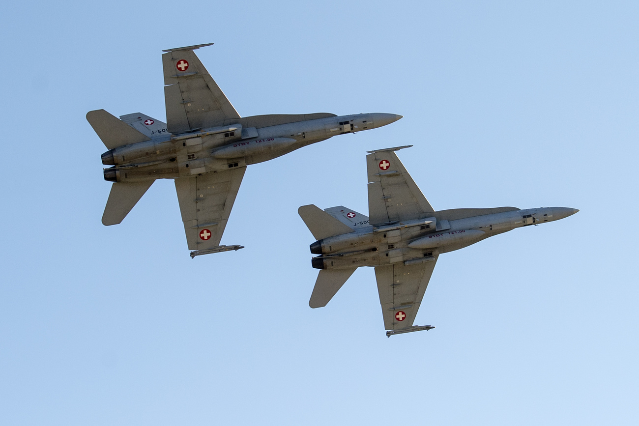 Due F/A-18 in dotazione alle Forze armate svizzere