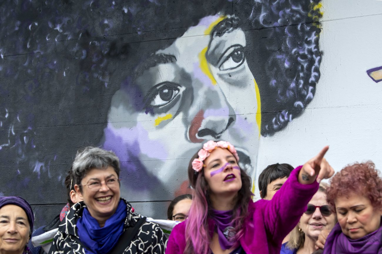 Frauenstreik Genf Bild