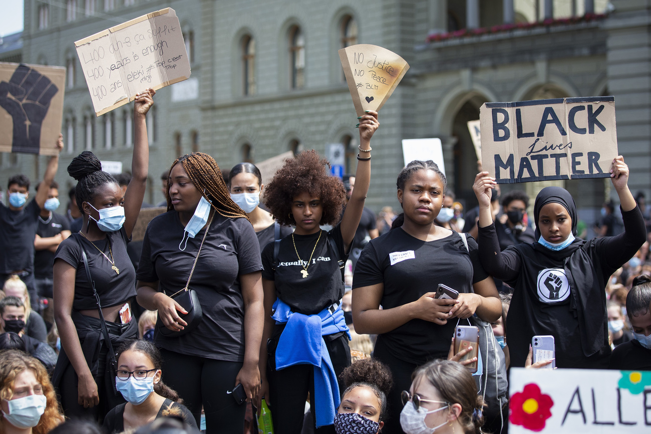 BLM demo Bern