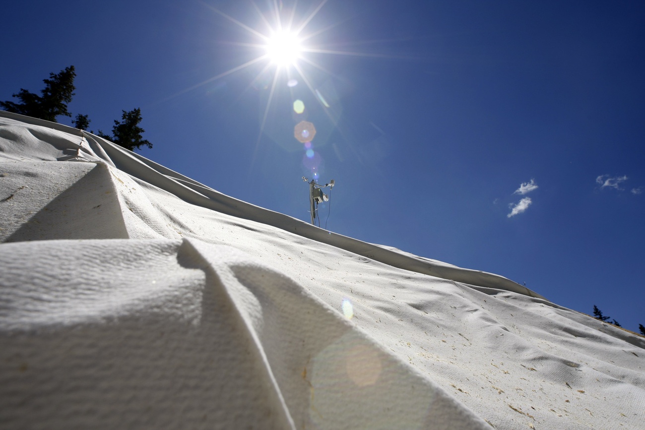 Neve e sole a Davos
